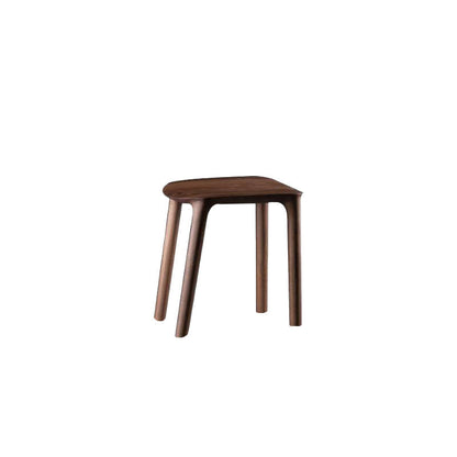 Solid Wood Counter and Bar Stool Indoor Industrial Backless Stool 1 Piece Non-Upholstered Short Stool(18"H) Clearhalo 'Bar Furniture' 'Bar Stools' 'bar_stools' 'furn' 'furn_bar_stools' 'Furniture' 'Kitchen & Dining Furniture' 7275886