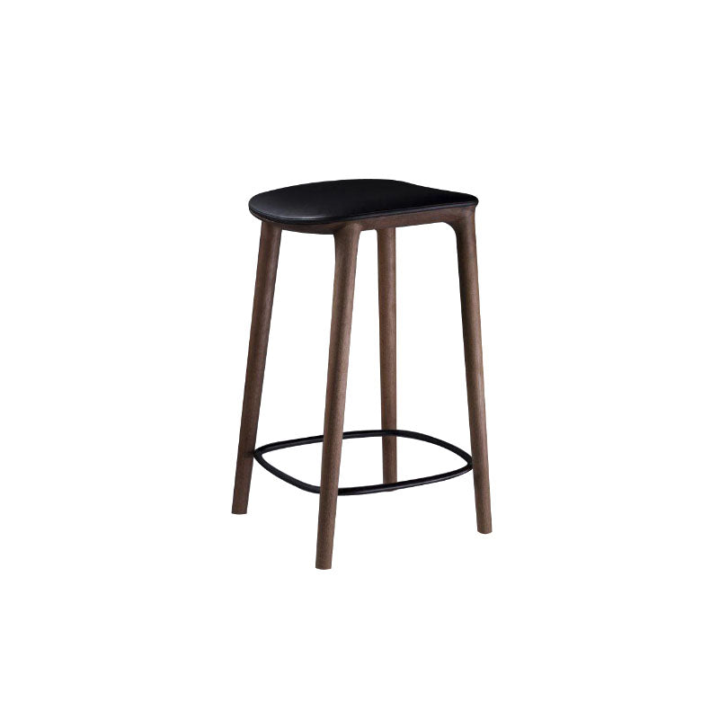 Solid Wood Counter and Bar Stool Indoor Industrial Backless Stool 1 Piece Upholstered Clearhalo 'Bar Furniture' 'Bar Stools' 'bar_stools' 'furn' 'furn_bar_stools' 'Furniture' 'Kitchen & Dining Furniture' 7275896