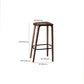Solid Wood Counter and Bar Stool Indoor Industrial Backless Stool Clearhalo 'Bar Furniture' 'Bar Stools' 'bar_stools' 'furn' 'furn_bar_stools' 'Furniture' 'Kitchen & Dining Furniture' 7275916