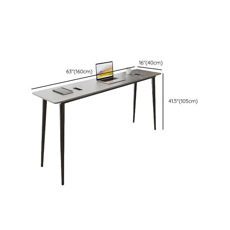 Modern Rectangle Stone Counter Table 1/2/3 Pieces Bar Table Set for Cafe Clearhalo 'Bar Furniture' 'furn' 'furn_home_bar_bar_sets' 'Furniture' 'Home Bars & Bar Sets' 'home_bar_bar_sets' 'Kitchen & Dining Furniture' 7276124