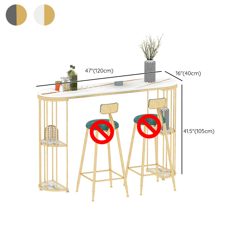Juego de mesa moderna para Bar y Pub, mesa de Bar con estructura metálica de 1/3 Uds. Y taburetes tapizados
