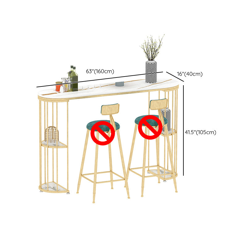 Juego de mesa moderna para Bar y Pub, mesa de Bar con estructura metálica de 1/3 Uds. Y taburetes tapizados