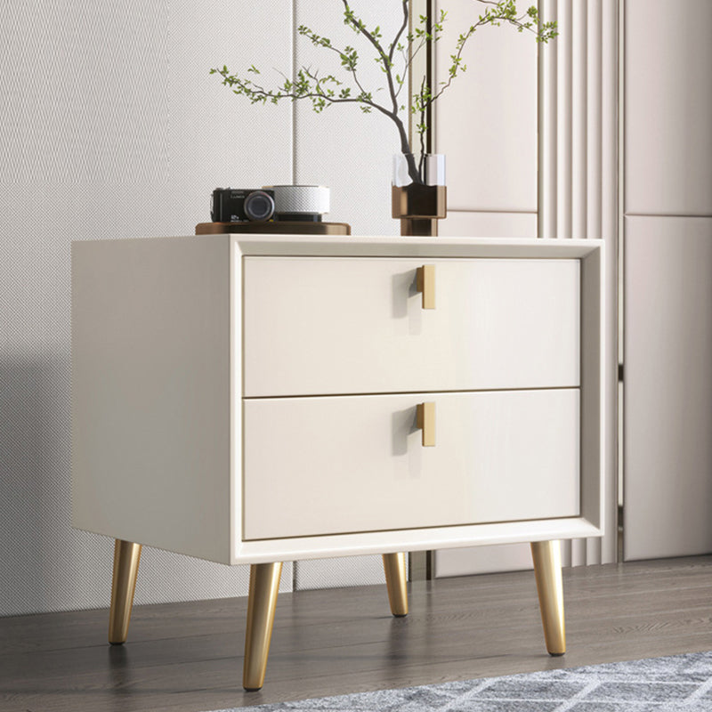 Moderne nacht lade lade opslag rubber houten nachtkastje voor slaapkamer