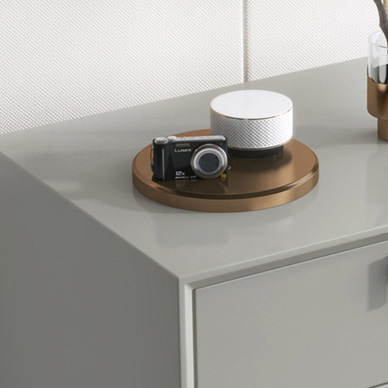 Moderne nacht lade lade opslag rubber houten nachtkastje voor slaapkamer