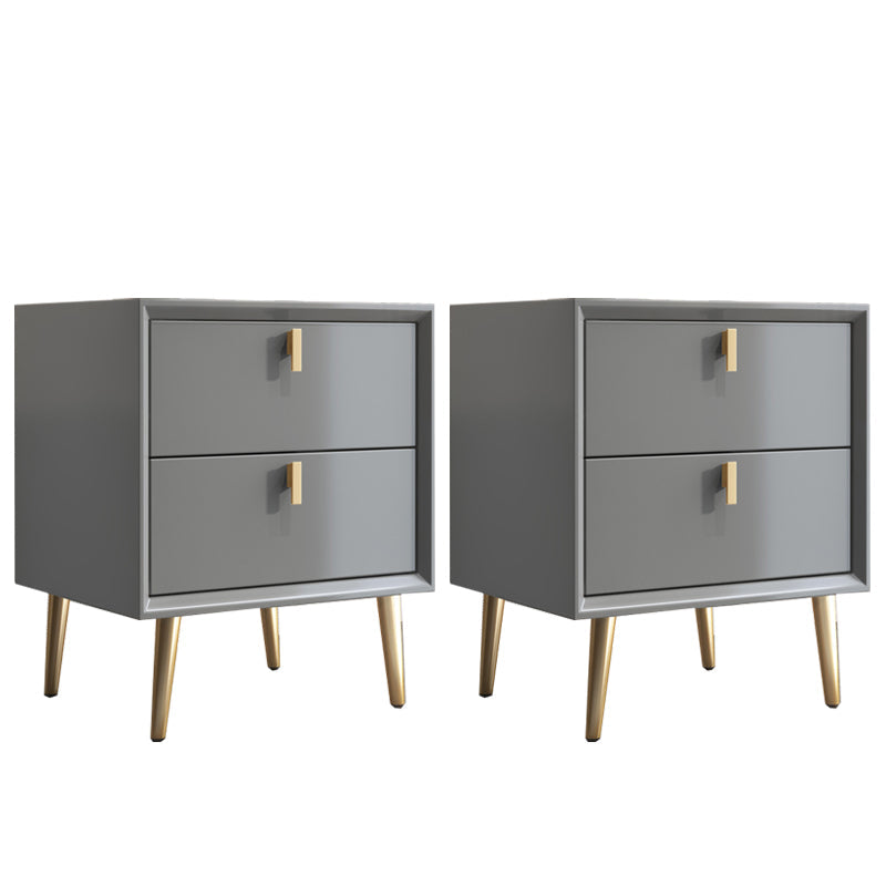 Moderne nacht lade lade opslag rubber houten nachtkastje voor slaapkamer