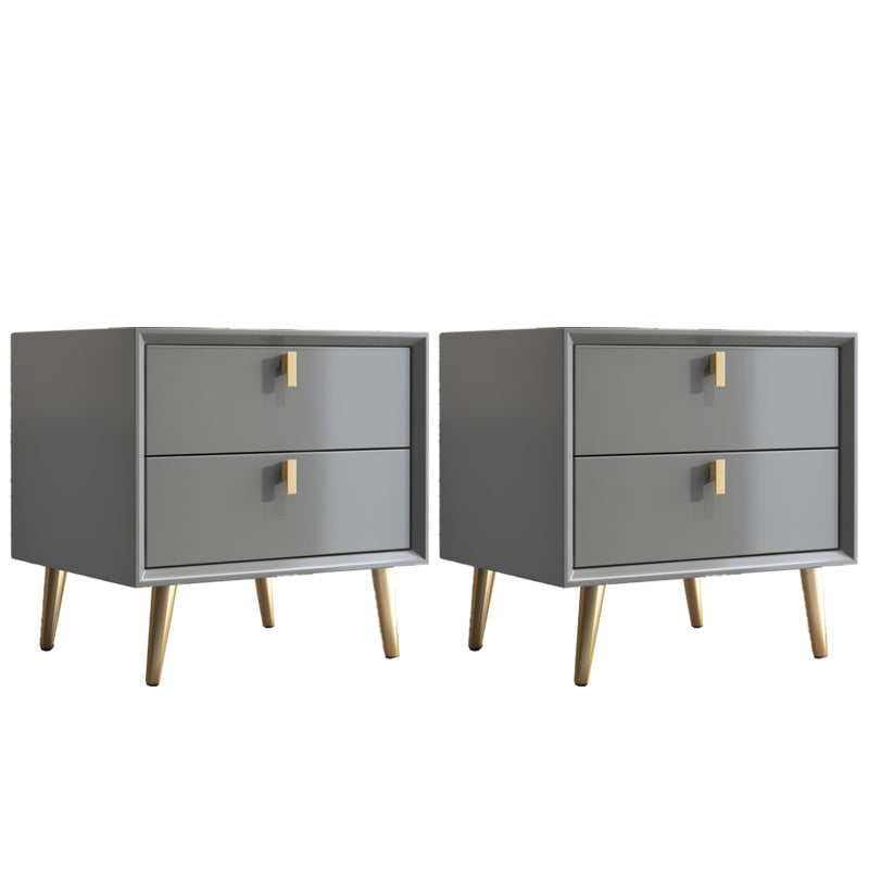 Moderne nacht lade lade opslag rubber houten nachtkastje voor slaapkamer