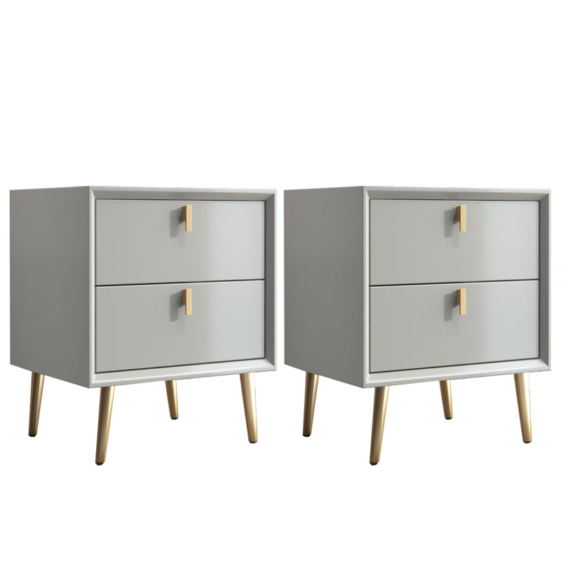 Moderne nacht lade lade opslag rubber houten nachtkastje voor slaapkamer