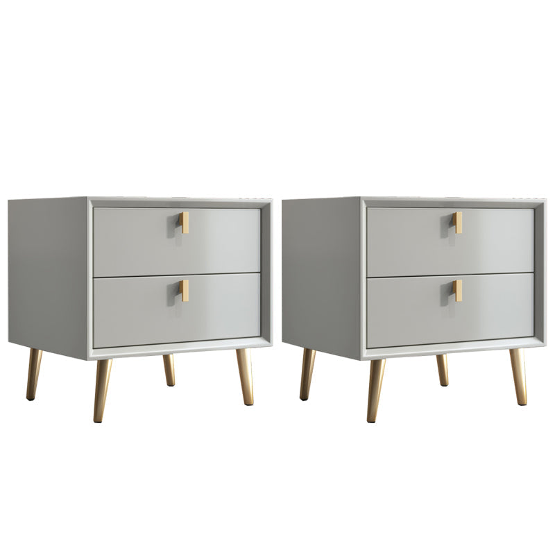 Moderne nacht lade lade opslag rubber houten nachtkastje voor slaapkamer