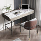 Modern Office Task Desk Rectangular Shape Grey Writing Desk with 4 Legs