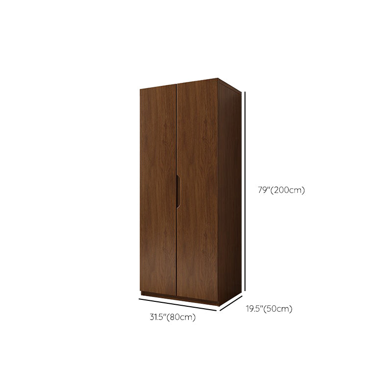 Armadio in legno massiccio di quercia contemporanea guardaroba multifunzionale