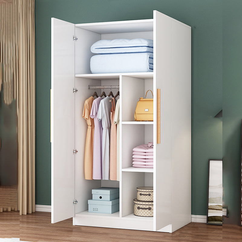 Guardaroba a cornice in legno indipendente moderno incernierato.