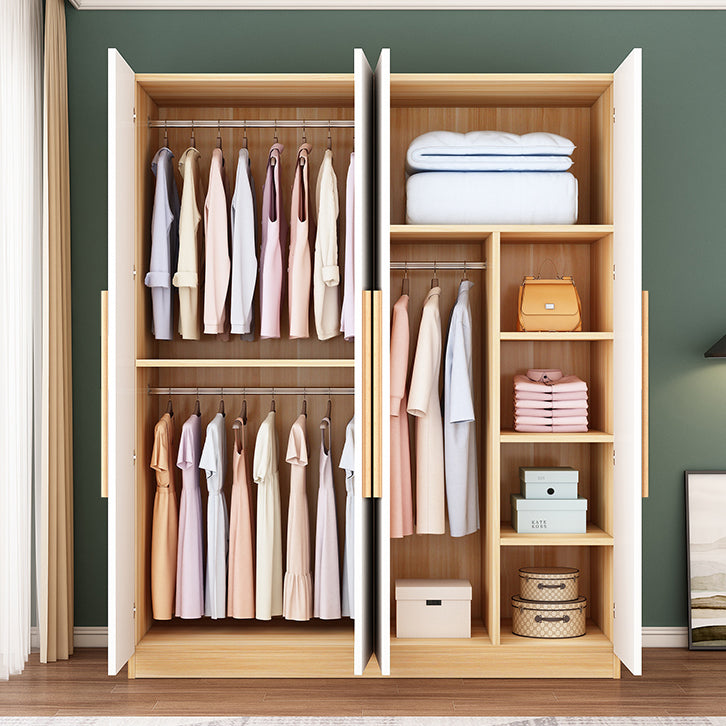 Guardaroba a cornice in legno indipendente moderno incernierato.