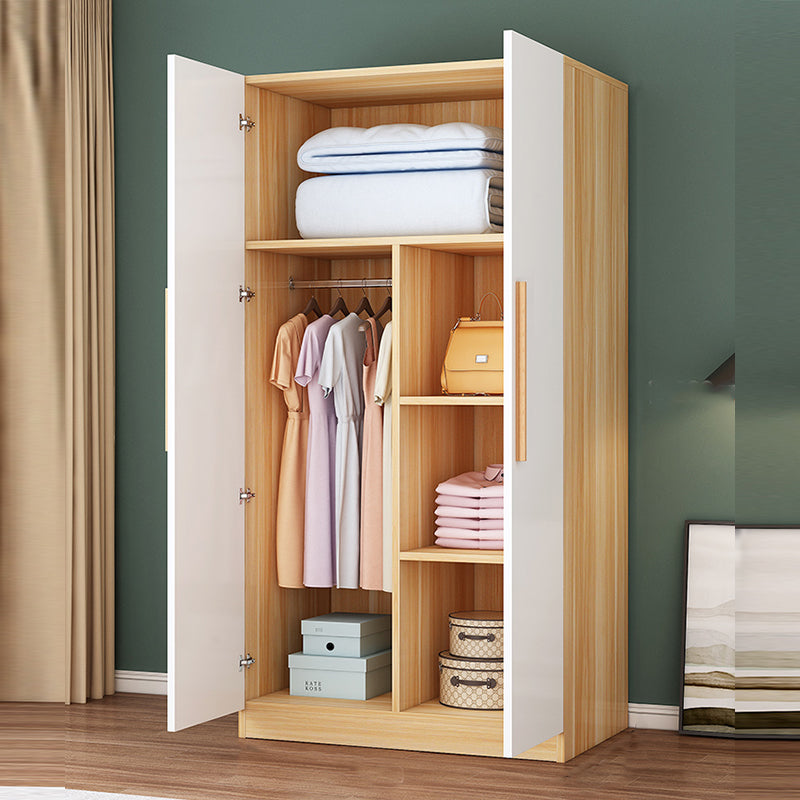 Guardaroba a cornice in legno indipendente moderno incernierato.