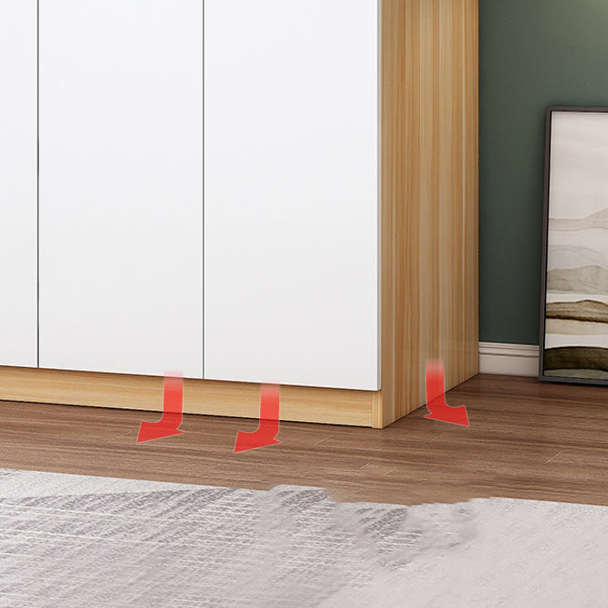 Guardaroba a cornice in legno indipendente moderno incernierato.