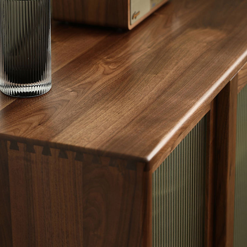 Mid-Century Modern Rectangle Accent Cabinet Solid Wood Brown Accent Cabinet Clearhalo 'Cabinets & Chests' 'cabinets_chests' 'furn' 'furn_cabinets_chests' 'Furniture' 'Living Room Furniture' 7276886