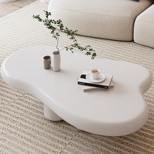 Contemporary Corner Table Wood White 4 Legs Accent Side Table Clearhalo 'Coffee & Accent Tables' 'End & Side Tables' 'end_side_tables' 'furn' 'furn_end_side_tables' 'Furniture' 'Living Room Furniture' 7276907