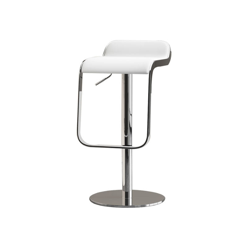 フェイクレザーバースツール調整可能な高さのスイベルバースツールとフットレスト