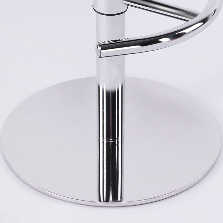 フェイクレザーバースツール調整可能な高さのスイベルバースツールとフットレスト