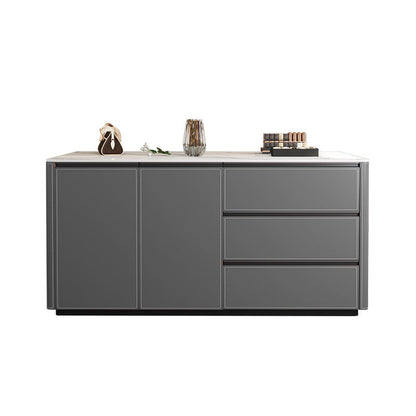 Table de préparation de table de cuisine de salle de cuisine moderne avec tiroir