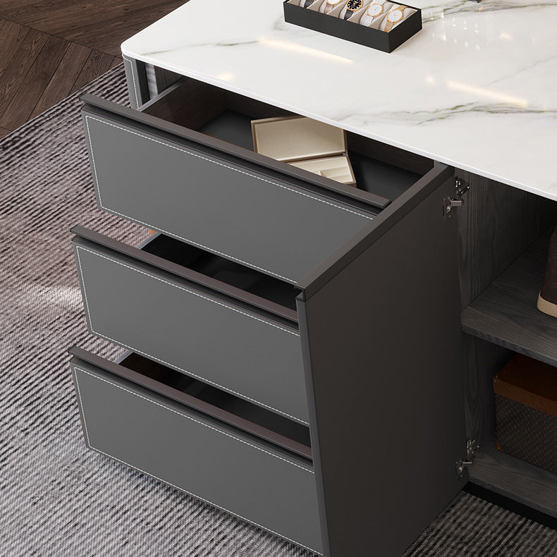 Table de préparation de table de cuisine de salle de cuisine moderne avec tiroir