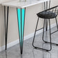 Modern Rectangle Wood Bar Table Metal Legs for Milk Tea Shop Clearhalo 'Bar Furniture' 'Bar Tables' 'bar_tables' 'furn' 'furn_bar_tables' 'Furniture' 'Kitchen & Dining Furniture' 7277122