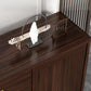 Modernism Wood Sideboard Table 2 Drawers Sideboard with Cabinets for Dining Room