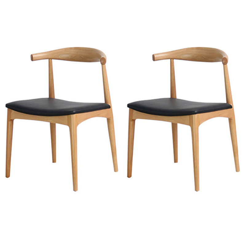 Light Wood Finish Industrial Dining Set 1/2/5 Pcs Pine Wood Dinette Set