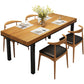 Lichte houten afwerking industriële eetgelegenheid set 1/2/5 pc's dennenhout dinette set