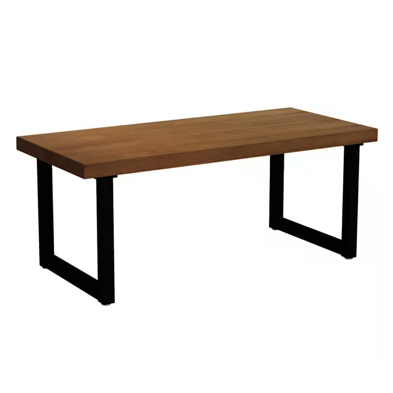 Juego de comedor industrial de madera de pino marrón 1/2/5/7 PCS Dinette Juego para cocina