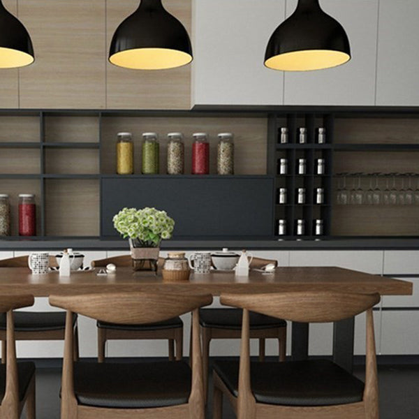 Juego de comedor industrial de madera de pino marrón 1/2/5/7 PCS Dinette Juego para cocina