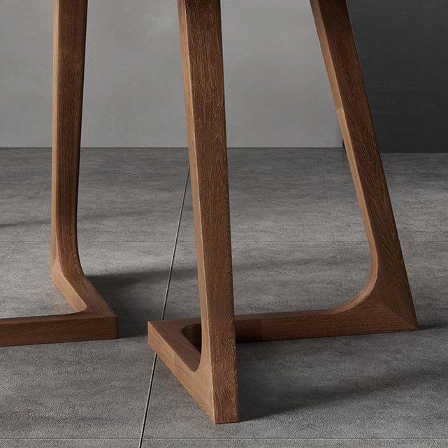 Modern Style Dinette Set 1/2/3/4/5 Pcs Round Solid Wood Dinette Table with Dining Chair Clearhalo 'Dining Room Sets' 'Dining Tables & Seating' 'dining_room_set' 'furn' 'furn_dining_room_set' 'Furniture' 'Kitchen & Dining Furniture' 7277935