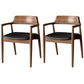 Modern Style Dinette Set 1/2/3/4/5 Pcs Round Solid Wood Dinette Table with Dining Chair 2 Brown Chairs Clearhalo 'Dining Room Sets' 'Dining Tables & Seating' 'dining_room_set' 'furn' 'furn_dining_room_set' 'Furniture' 'Kitchen & Dining Furniture' 7277936