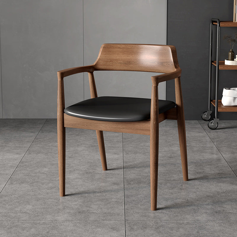 Modern Style Dinette Set 1/2/3/4/5 Pcs Round Solid Wood Dinette Table with Dining Chair Clearhalo 'Dining Room Sets' 'Dining Tables & Seating' 'dining_room_set' 'furn' 'furn_dining_room_set' 'Furniture' 'Kitchen & Dining Furniture' 7277938