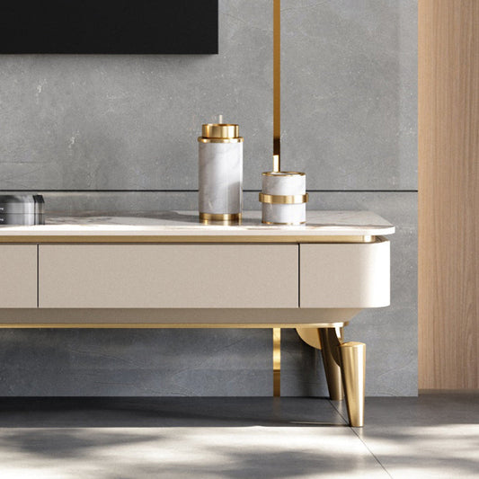 Modern Media Console TV Stand Stone TV Stand Console for Living Room Clearhalo 'furn' 'furn_tv_stands_entertainment_centers' 'Furniture' 'Living Room Furniture' 'TV Stands & Entertainment Centers' 'TV Stands & Media Storage Furniture' 'tv_stands_entertainment_centers' 7278007