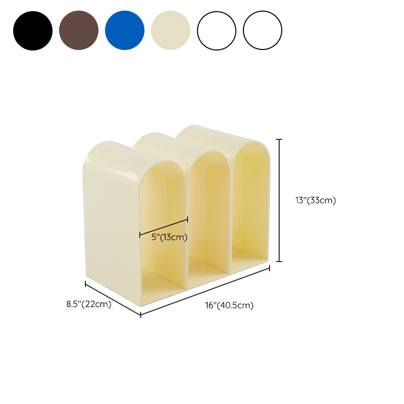 Contemporary Antique Finish Shelf Bookcase Geometric Bookshelf Clearhalo 'Bookcases' 'furn' 'furn_bookcases' 'Furniture' 'Office Furniture' 7278441