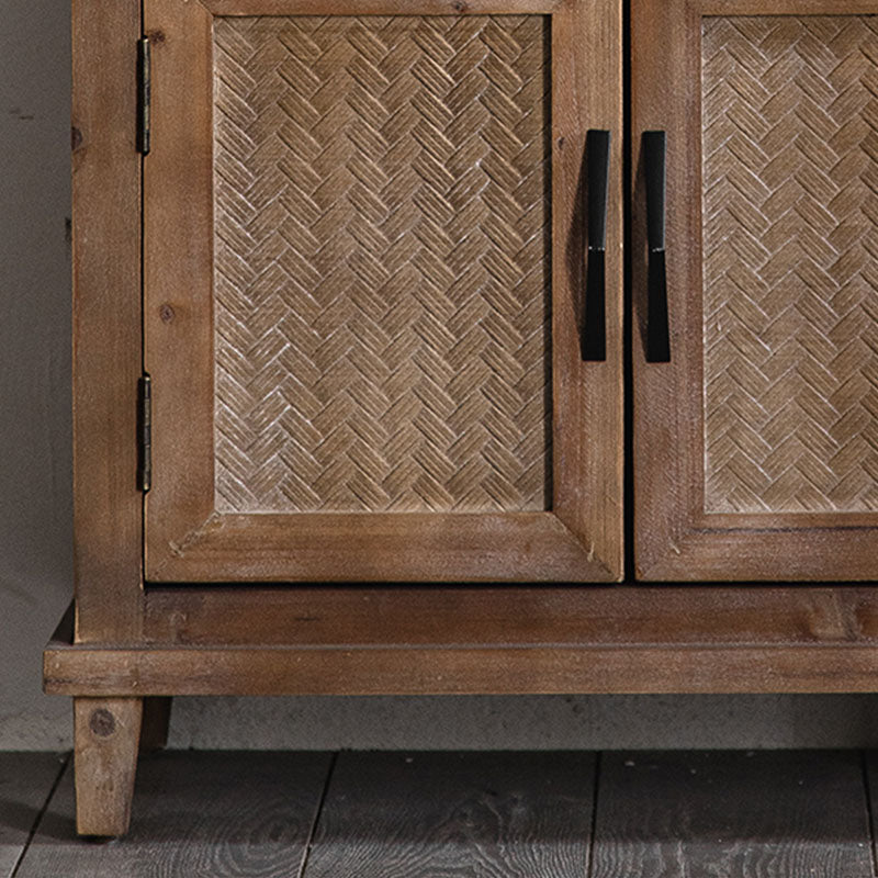 Mesa de la casa de la granja Servidor de madera para el hogar con 1/2/3-Drawer para el comedor