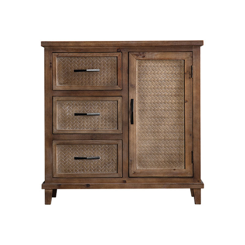 Mesa de la casa de la granja Servidor de madera para el hogar con 1/2/3-Drawer para el comedor