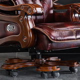 Sedia reclinabile tradizionale Base girevole in metallo in metallo con poggiapiedi