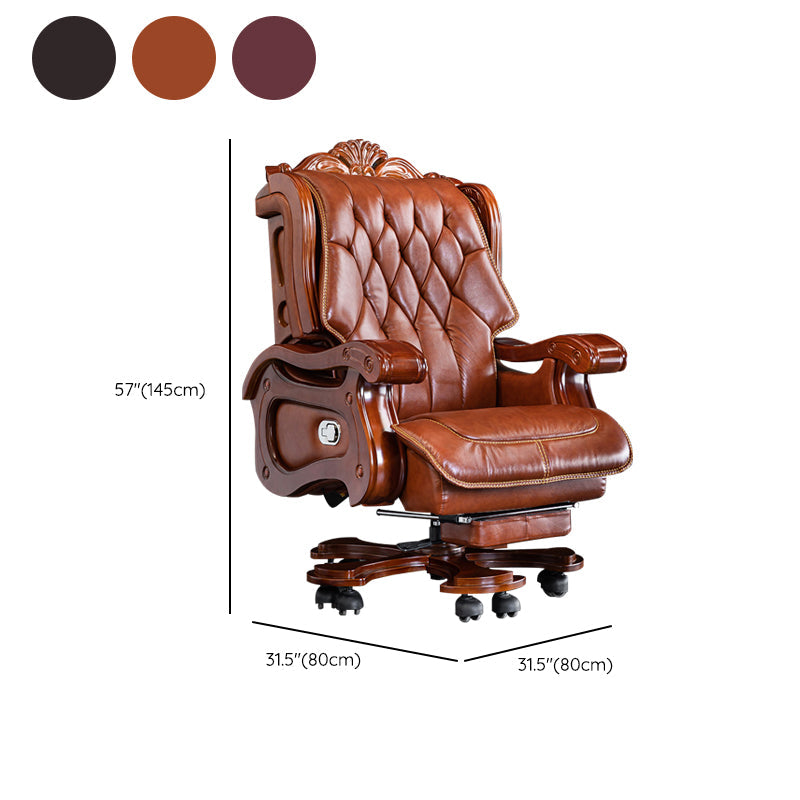 Sedia reclinabile tradizionale Base girevole in metallo in metallo con poggiapiedi