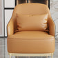 Transitional Sewn Pillow Back 4 Legs Chair Upholstered Recessed Arms Chair Clearhalo 'Accent Chairs' 'accent_chairs' 'Chairs & Seating' 'furn' 'furn_accent_chairs' 'Furniture' 'Living Room Furniture' 7278830