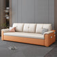 Contemporary Sofa Futon White with Storage Pillow Back Pillow Top Arms Sofa Bed Clearhalo 'furn' 'furn_futons' 'Furniture' 'Futons & Daybeds' 'Futons' 'Living Room Furniture' 7278854