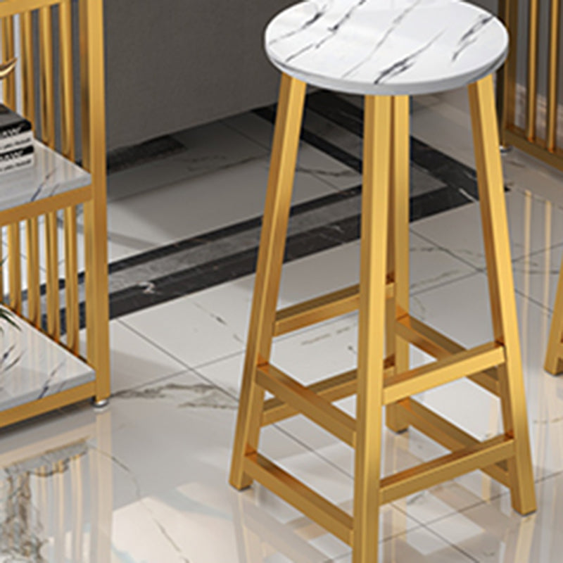 Glam Rectangle Wood Counter Table 3/4 Pieces Bar Table Set for Cafe Clearhalo 'Bar Furniture' 'furn' 'furn_home_bar_bar_sets' 'Furniture' 'Home Bars & Bar Sets' 'home_bar_bar_sets' 'Kitchen & Dining Furniture' 7281263