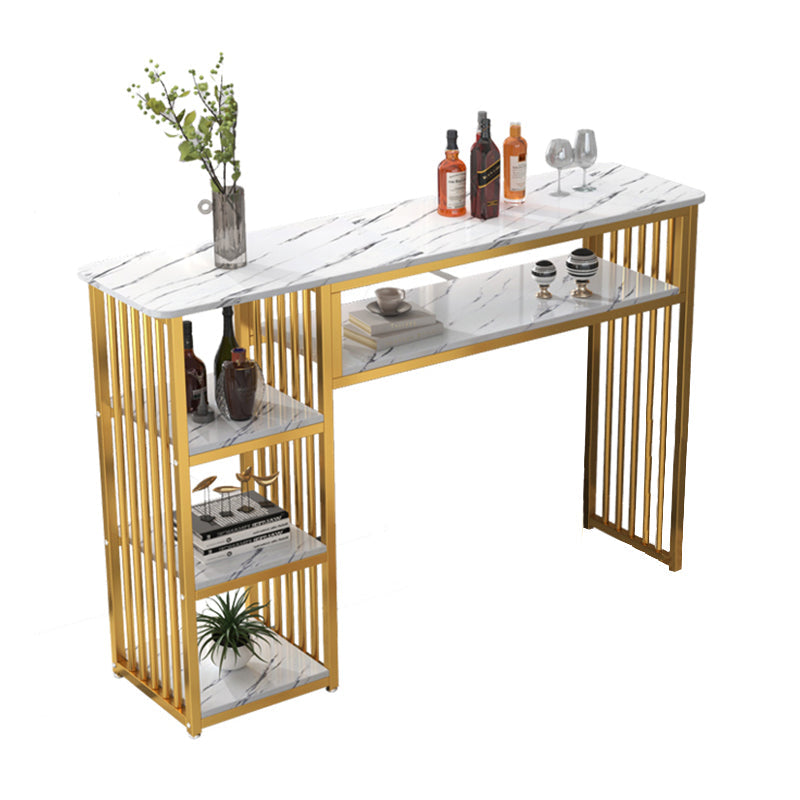Glam Rectangle Wood Counter Table 3/4 Pieces Bar Table Set for Cafe Clearhalo 'Bar Furniture' 'furn' 'furn_home_bar_bar_sets' 'Furniture' 'Home Bars & Bar Sets' 'home_bar_bar_sets' 'Kitchen & Dining Furniture' 7281269