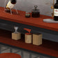 Mesa de madera rectangular moderna para mostrador, juego de mesa de Bar de 3/5 piezas para cafetería