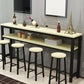 Mesa de madera rectangular moderna para mostrador, juego de mesa de Bar de 3/5 piezas para cafetería