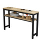Mesa de madera rectangular moderna para mostrador, juego de mesa de Bar de 3/5 piezas para cafetería