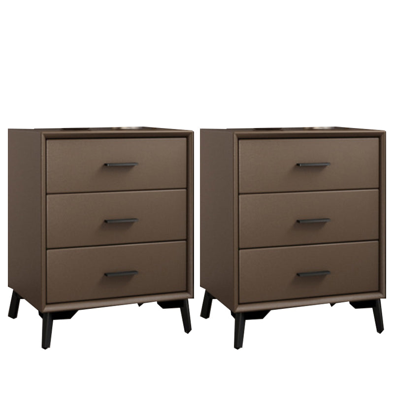 Moderno de la mesa nocturna de la mesa nocturna de la mesa nocturna con piernas para el dormitorio