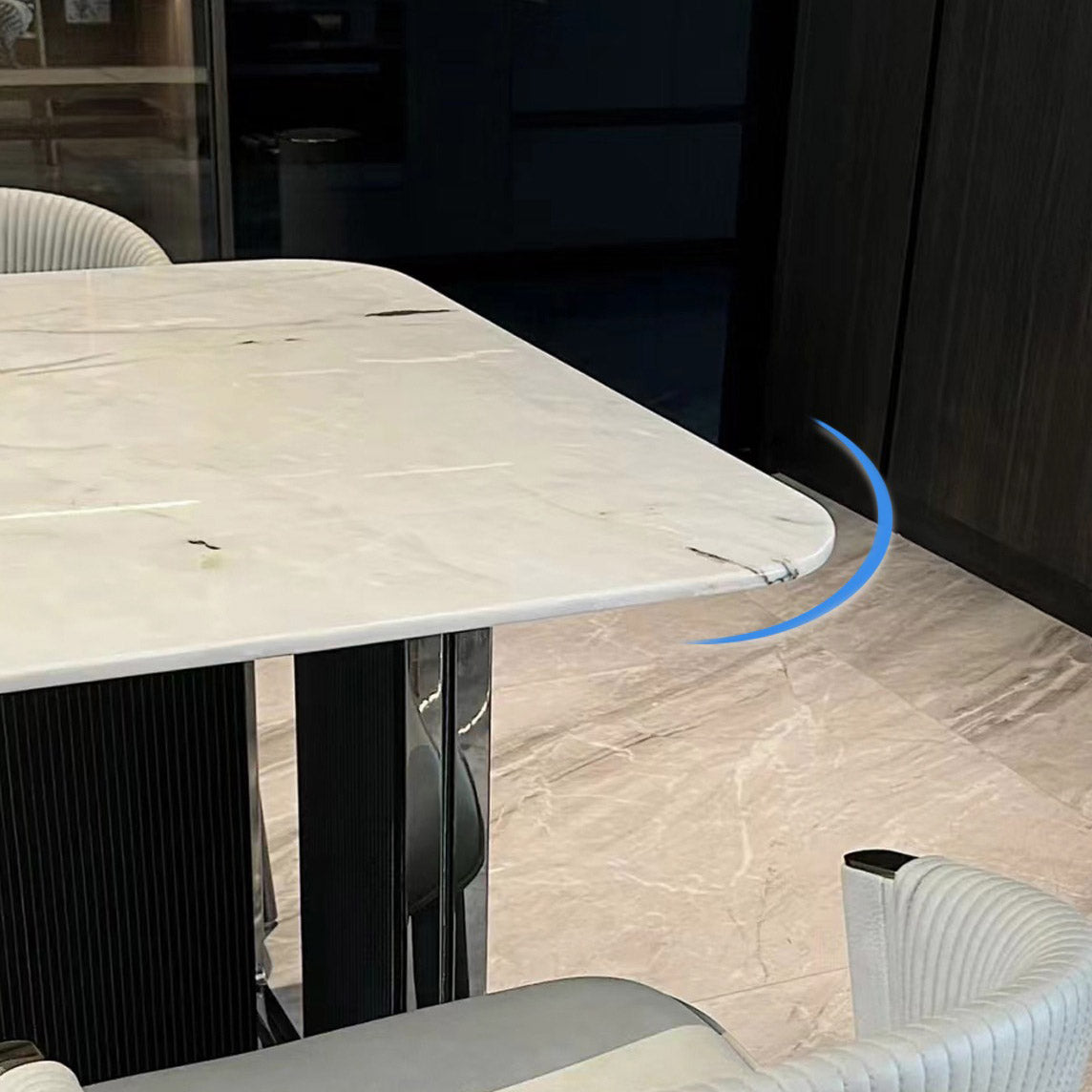 Rectangle Dinner Room Kitchen Table Contemporary Dining Table Clearhalo 'Dining Tables & Seating' 'Dining Tables' 'dining_table' 'furn' 'furn_dining_table' 'Furniture' 'Kitchen & Dining Furniture' 7282115