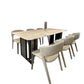 Rectangle Dinner Room Kitchen Table Contemporary Dining Table Clearhalo 'Dining Tables & Seating' 'Dining Tables' 'dining_table' 'furn' 'furn_dining_table' 'Furniture' 'Kitchen & Dining Furniture' 7282116