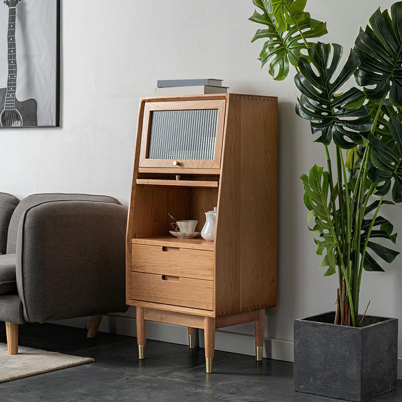 Mid-Century Modern Rectangle Accent Chest Solid Wood Straight Legs Chest Clearhalo 'Cabinets & Chests' 'cabinets_chests' 'furn' 'furn_cabinets_chests' 'Furniture' 'Living Room Furniture' 7282251